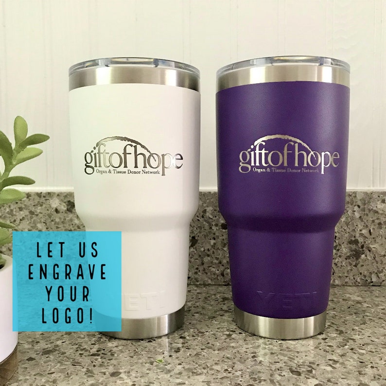 Custom Logo Yeti® Tumbler Company Logo Business Logo Etsy