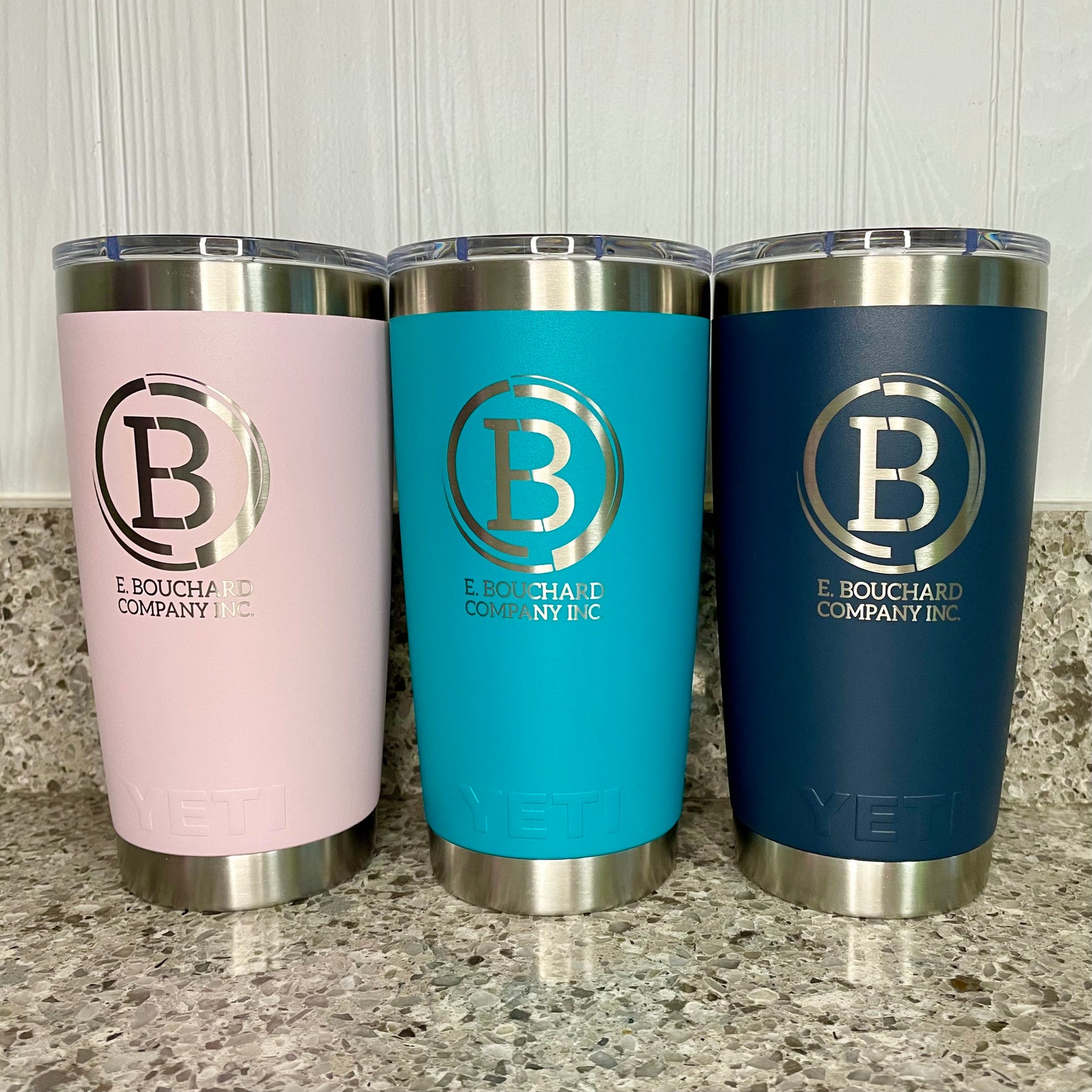 Custom Logo Yeti® Tumbler, Company Logo, Business Logo Tumbler, Laser