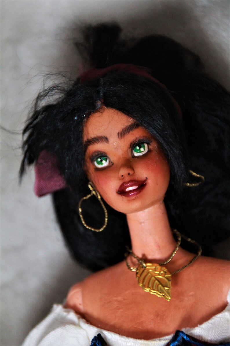 Esmeralda Barbie Repaint OOAK Doll | Etsy