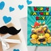 Mario themed Fathers Day Card - Bowser & Bowser Jr - A5 Sized Fathers Day Greeting Card with envelope - Kids card, Gamer Dads, Video Game