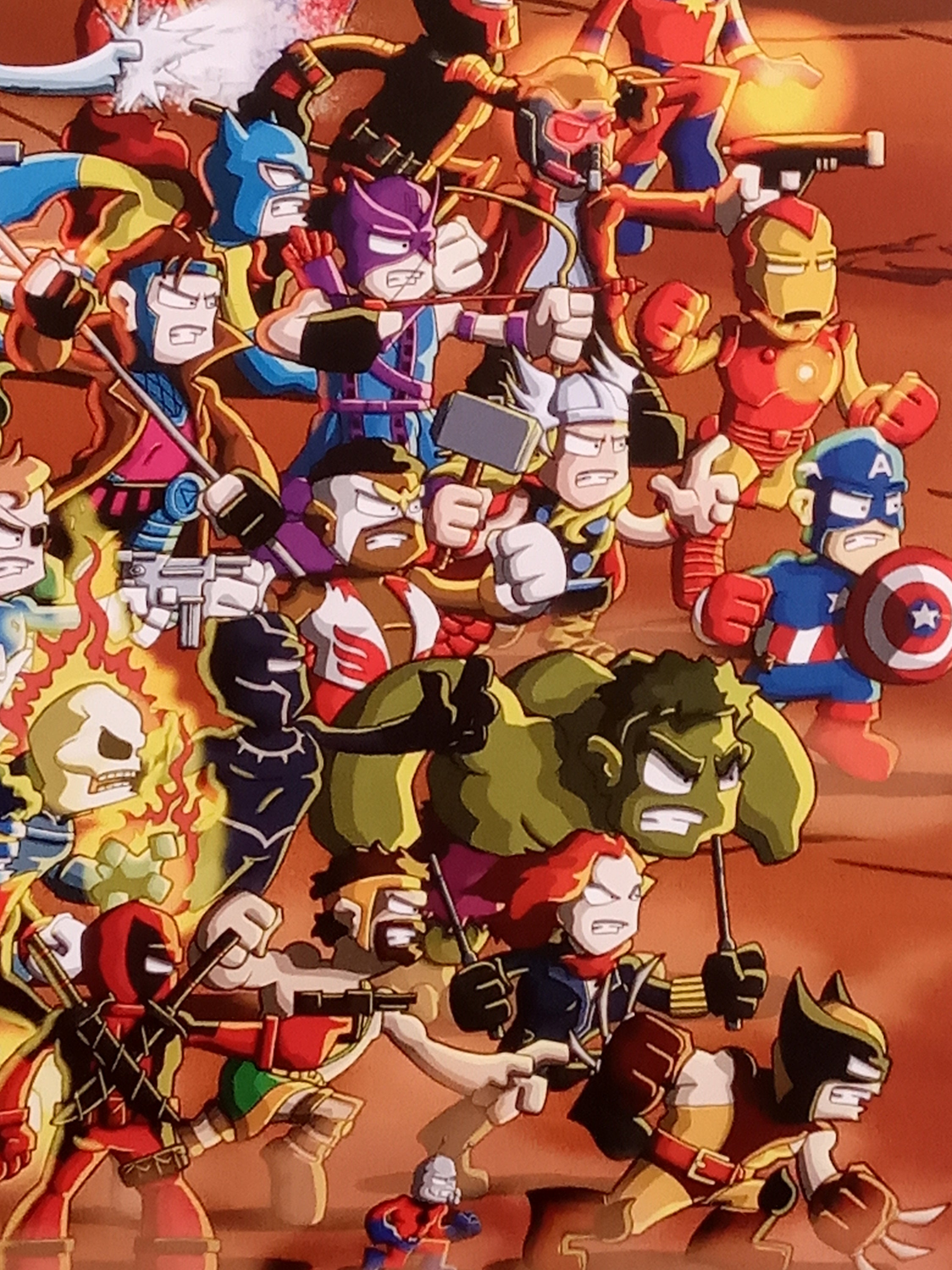 Marvel Heroes A2 Poster - Etsy