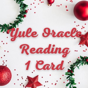 Yule Oracle Reading 1 Cartão Mini Leitura