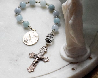 STELLA MARIS One Decade Pocket Rosary Tenner Catholic Rosary Breads