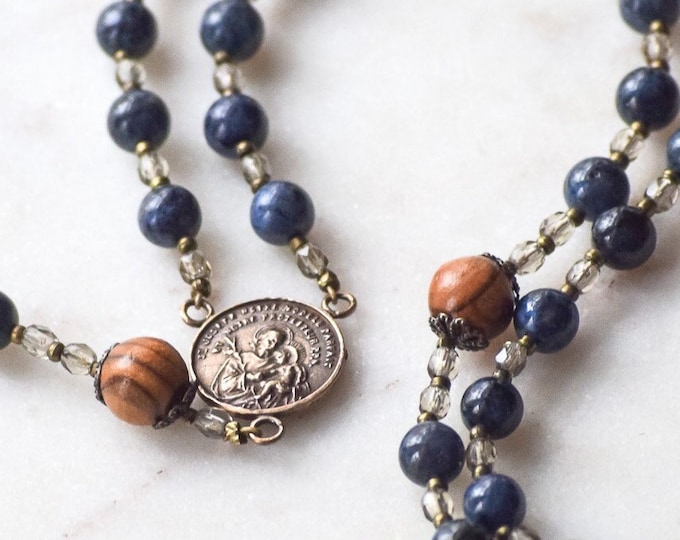 SAINT JOSEPH Catholic Rosary Beads  - Mens Rosary - Rosary Beads - Confirmation Gift - St. Joseph - Catholic Gift - Catholic Dad