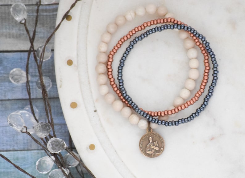 St. Gerard dainty bracelet minimalist bracelet