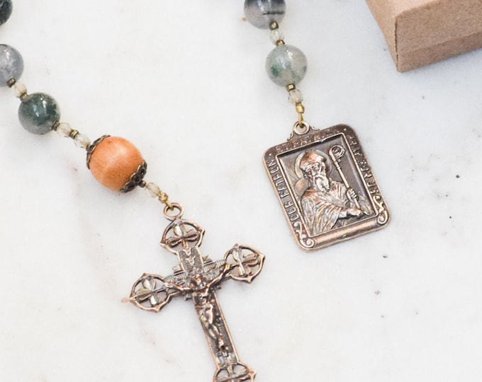ST. PATRICK Pocket Rosary Catholic Rosary Beads