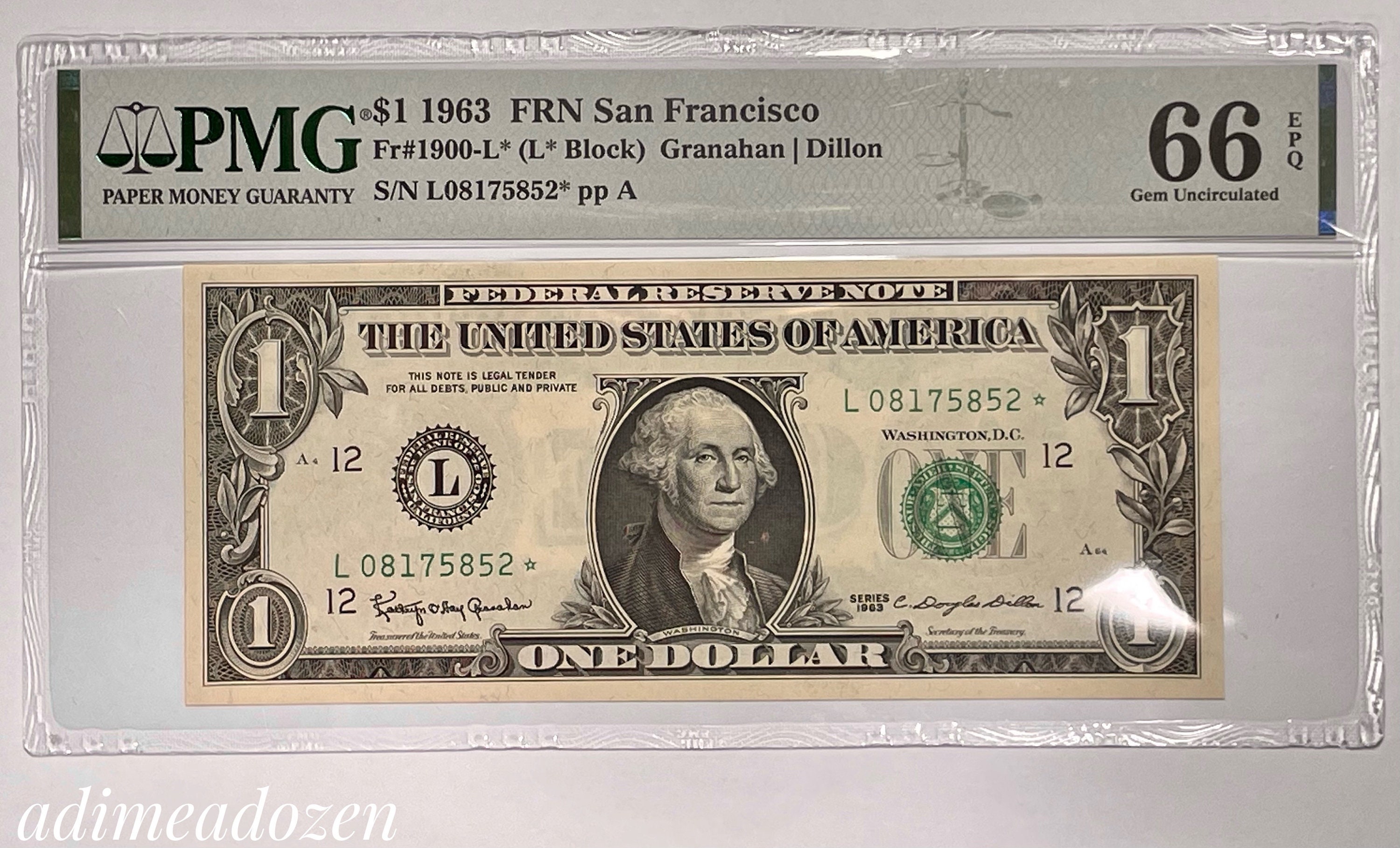 1 dólar (1952) in 2023  Legal tender, Bank notes, One dollar