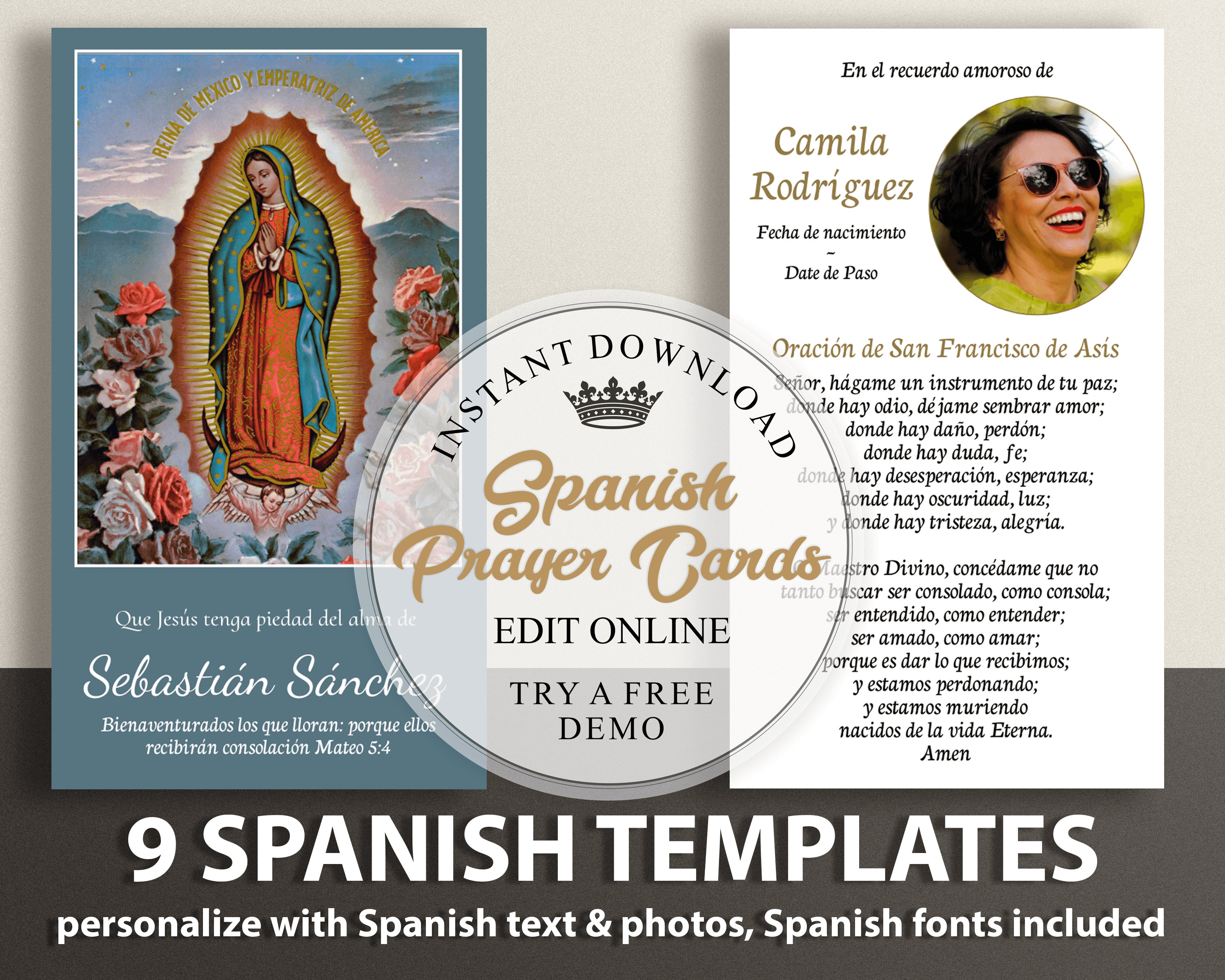 Spanish Rosary Prayers For Funerals