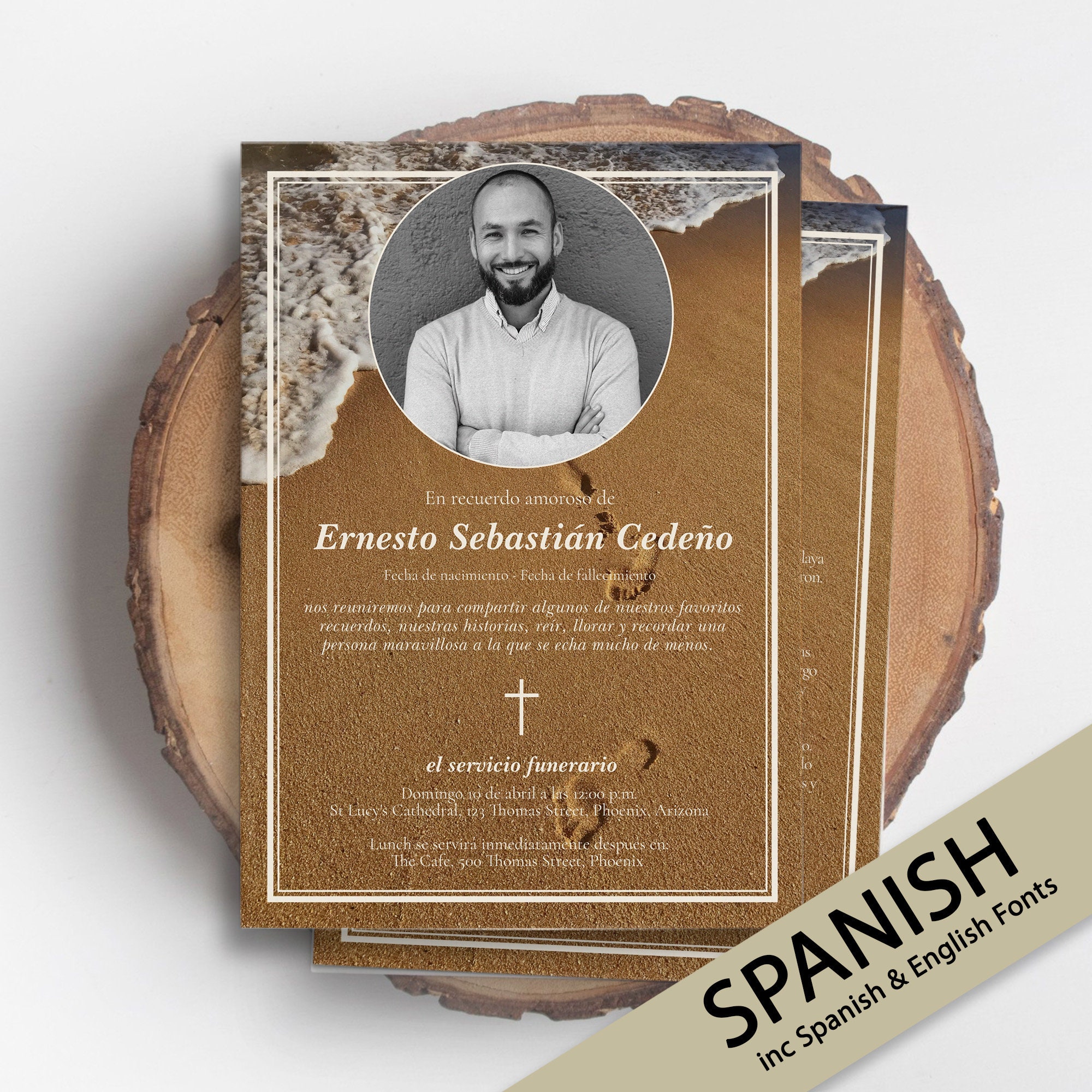Spanish Funeral Program Template Spanish Memorial Service Etsy Australia Spanish Funeral Program Template Spanish Memorial Service Etsy Australia