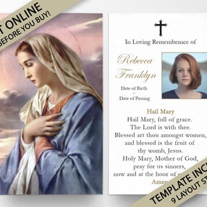 Biglietti di preghiera, biglietti di preghiera commemorativi, biglietti di preghiera cattolici, biglietti di preghiera personalizzati per funerali, biglietti di preghiera cattolici, biglietti funebri, P19