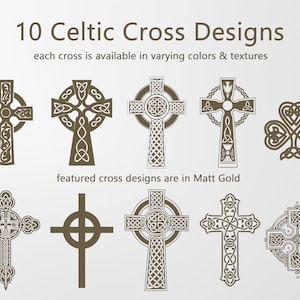 Celtic Cross PNG Clipart, Christian Clipart, Cross Silhouette, Cross SVG file, Cross Cricut, Catholic Clipart, Funeral Program Clipart image 2