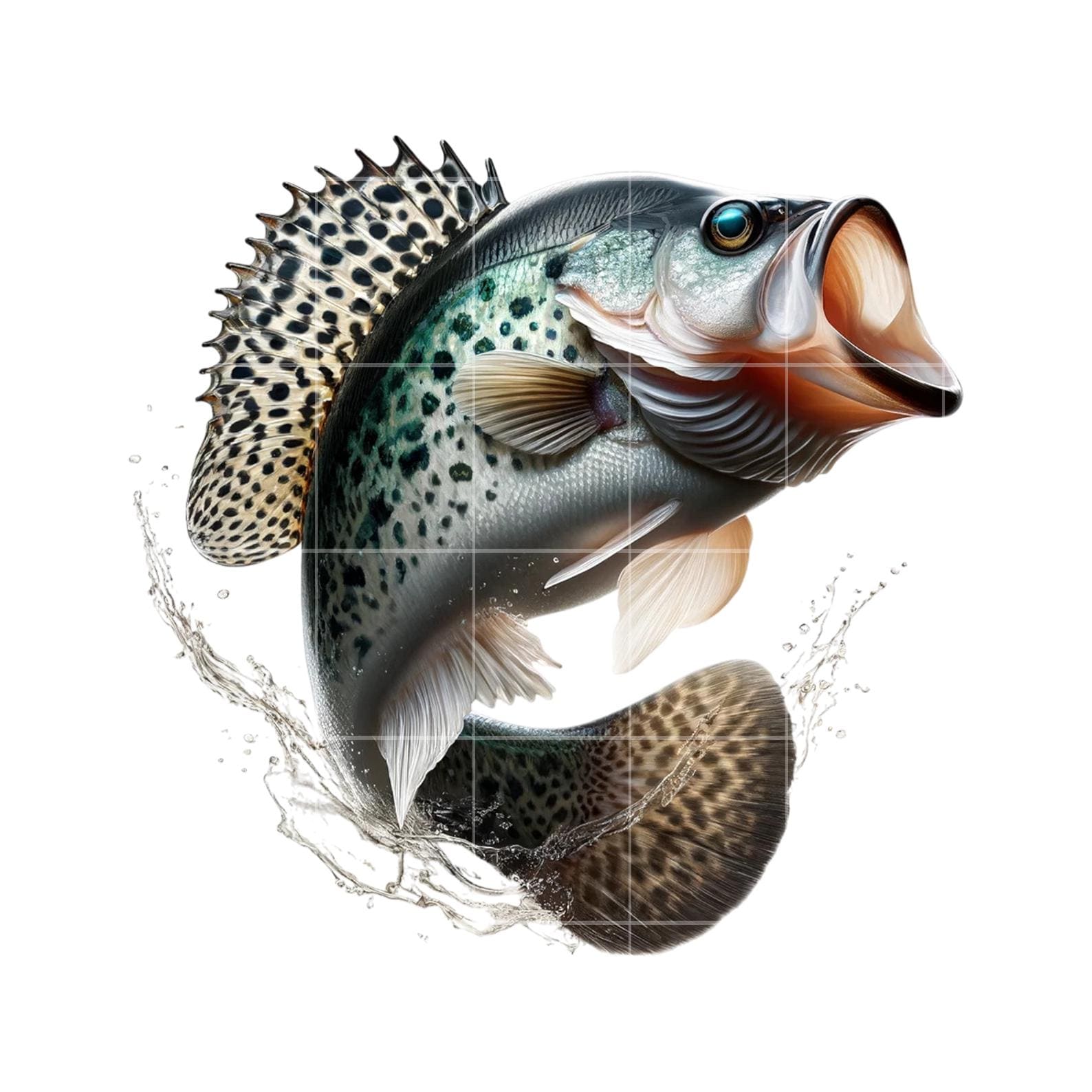 Crappie Fish Graphics Crappie Fish PNG Clipart | 10 Image Bundle - Etsy