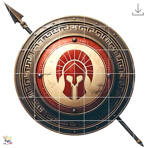 Spartan Shield Sparta PNG Clipart