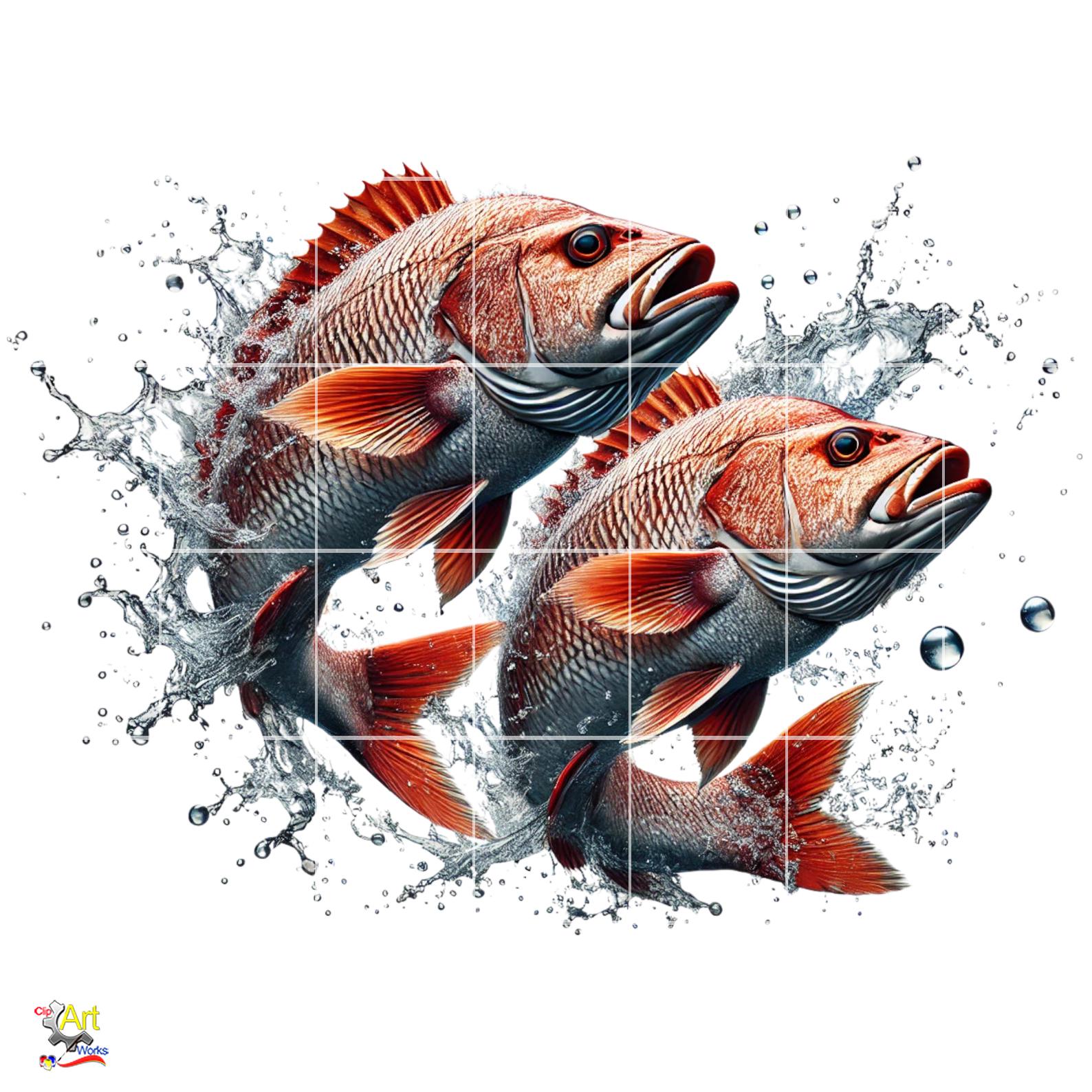 Snapper Octopus Graphics Snapper Fish Clipart: 10 PNG Image Bundle (digital Download) - Etsy ...