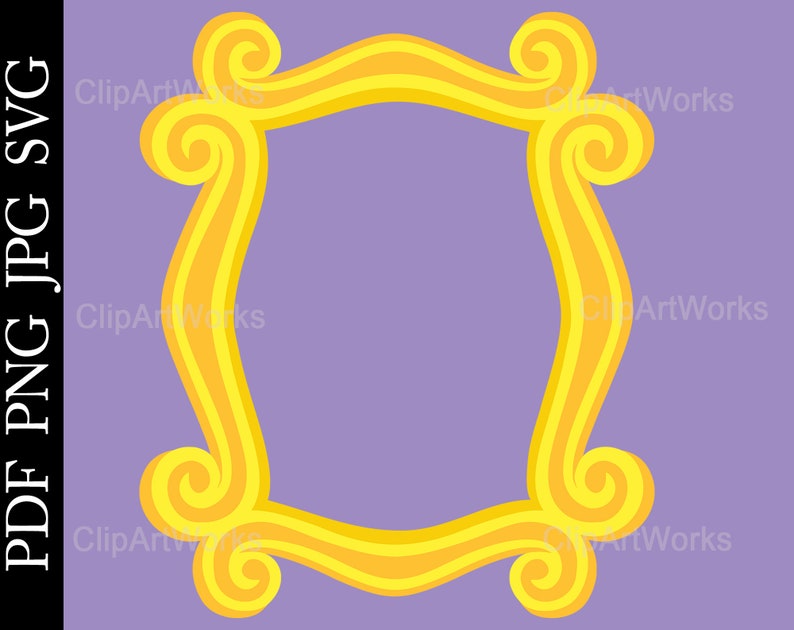 Download Clip Art Friends Door Frame Svg Clipart Cricut Cameo Cut File Art Collectibles