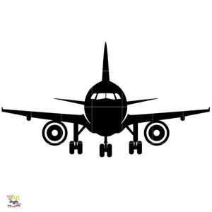 Airplane SVG Clipart – Jet PNG, Aviation Graphic, Travel Silhouette, Digital Download for Kids Crafts, Shirts, Scrapbooking & Stickers