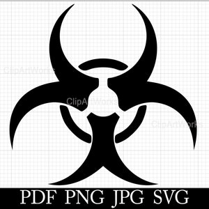 Biohazard Hazard Symbol Clipart