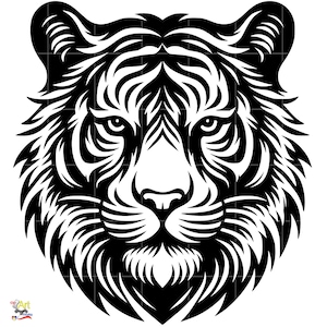 Tiger SVG Graphic Clipart