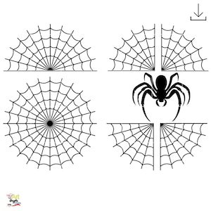 Spider Web SVG Clipart