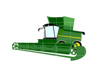Combine Harvester Clipart