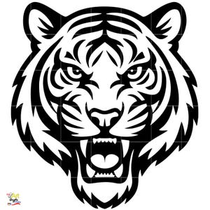 Tiger Head svg | png | dxf | eps | jpg | pdf – Wild Animal Clipart for Cricut, Sublimation, T-Shirts, Stickers, Jungle Digital Download