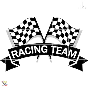 Racing Flags SVG Clipart