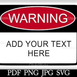 Clipart panneau d'avertissement