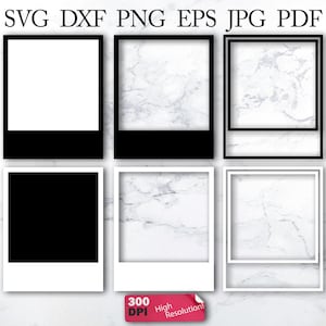 レトロな写真フレーム SVG クリップアート