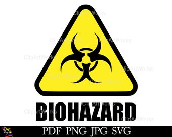 Biohazard Symbol - Etsy