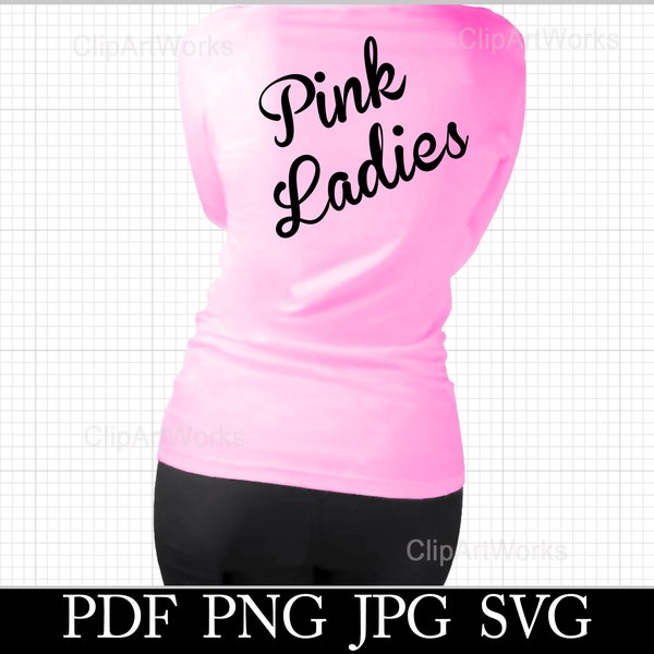 Pink Ladies Clipart