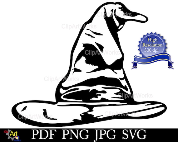 Sorting Hat Svg Harry Potter Clipart for Cricut Design Space | Etsy