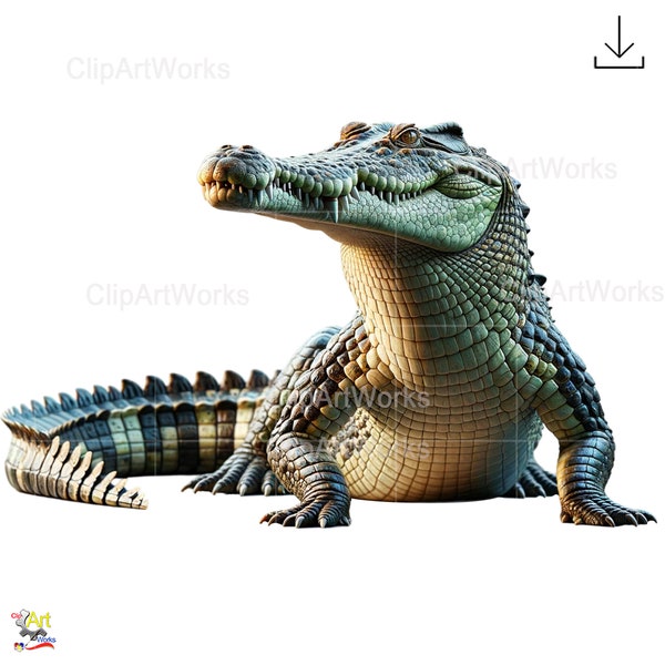 Crocodile Clipart Bundle for Sublimation