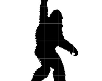 Clipart SVG di Bigfoot
