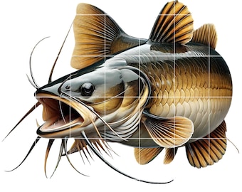 Catfish Clipart Fish PNG | 6 Image Bundle