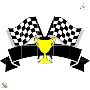 Racing Flags Clipart