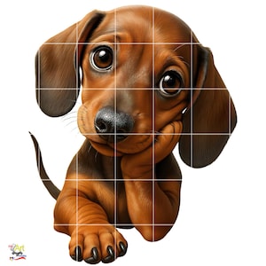 Dachshund PNG Clipart, Cute Sausage Dog Illustration, Wiener Dog Art, Pet Dog Sublimation Graphic, Printable Puppy File, Instant Download