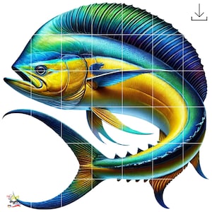 Mahi Mahi Fisch PNG Clipart | 10 Bilder-Bundle