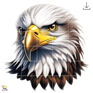 Eagle PNG Clipart for Sublimation