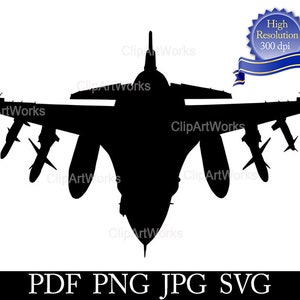 Bomber Plane Jet SVG Cricut Cameo Cut file