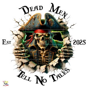 Skeleton Pirate Clipart PNG