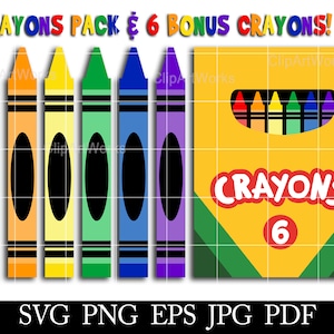 Paquete de 6 crayones