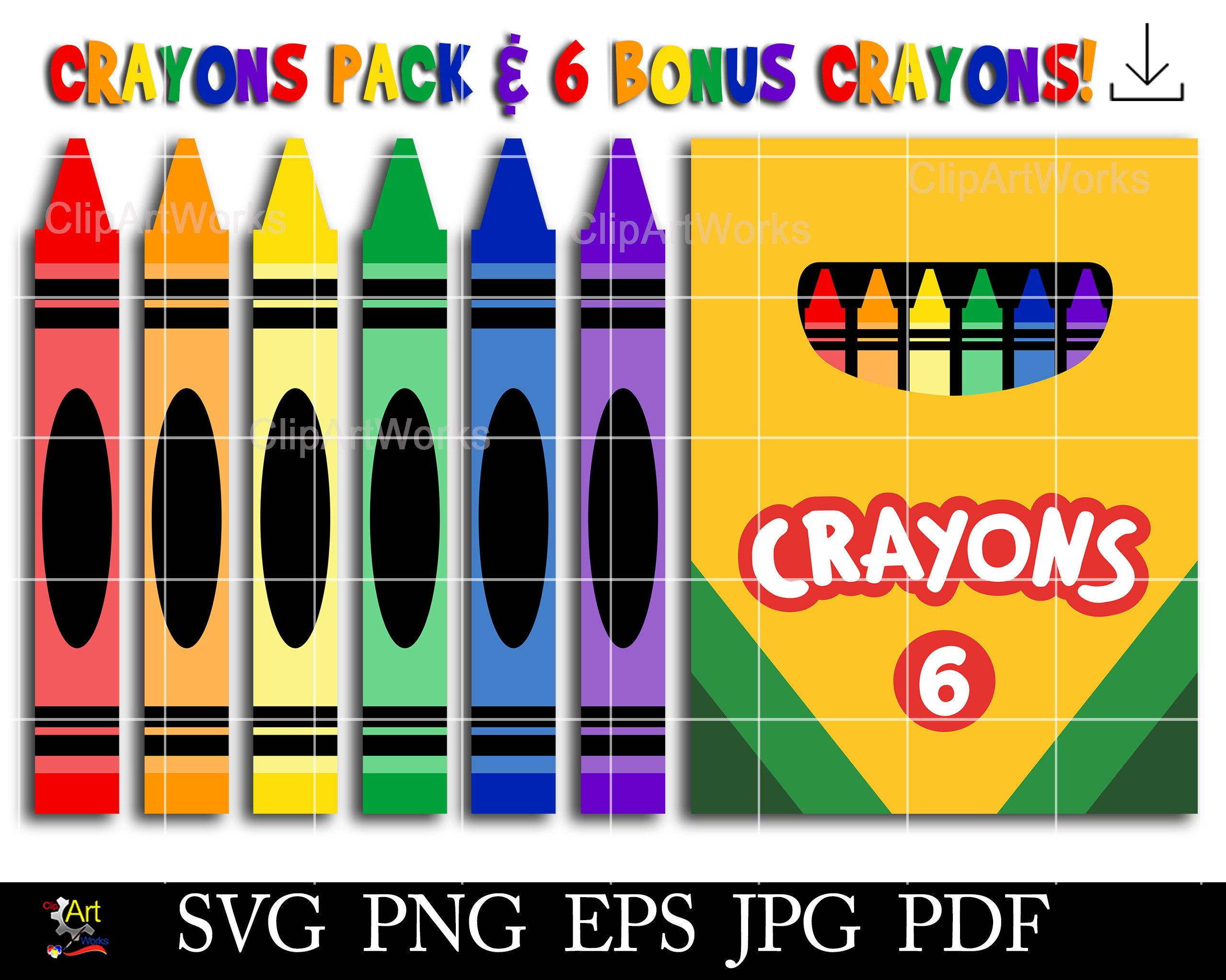 Back To School Name Craft Editable Crayon Box by Preschool Packets