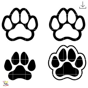 Pootafdruk SVG clipart