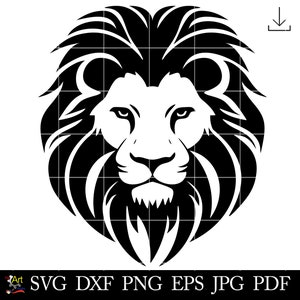 Clipart tête de lion