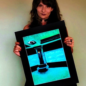 Weird Art Print With Eye - Psychedelic Gift - Liminal Space - Bizarre ...