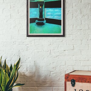 Weird Art Print With Eye - Psychedelic Gift - Liminal Space - Bizarre ...