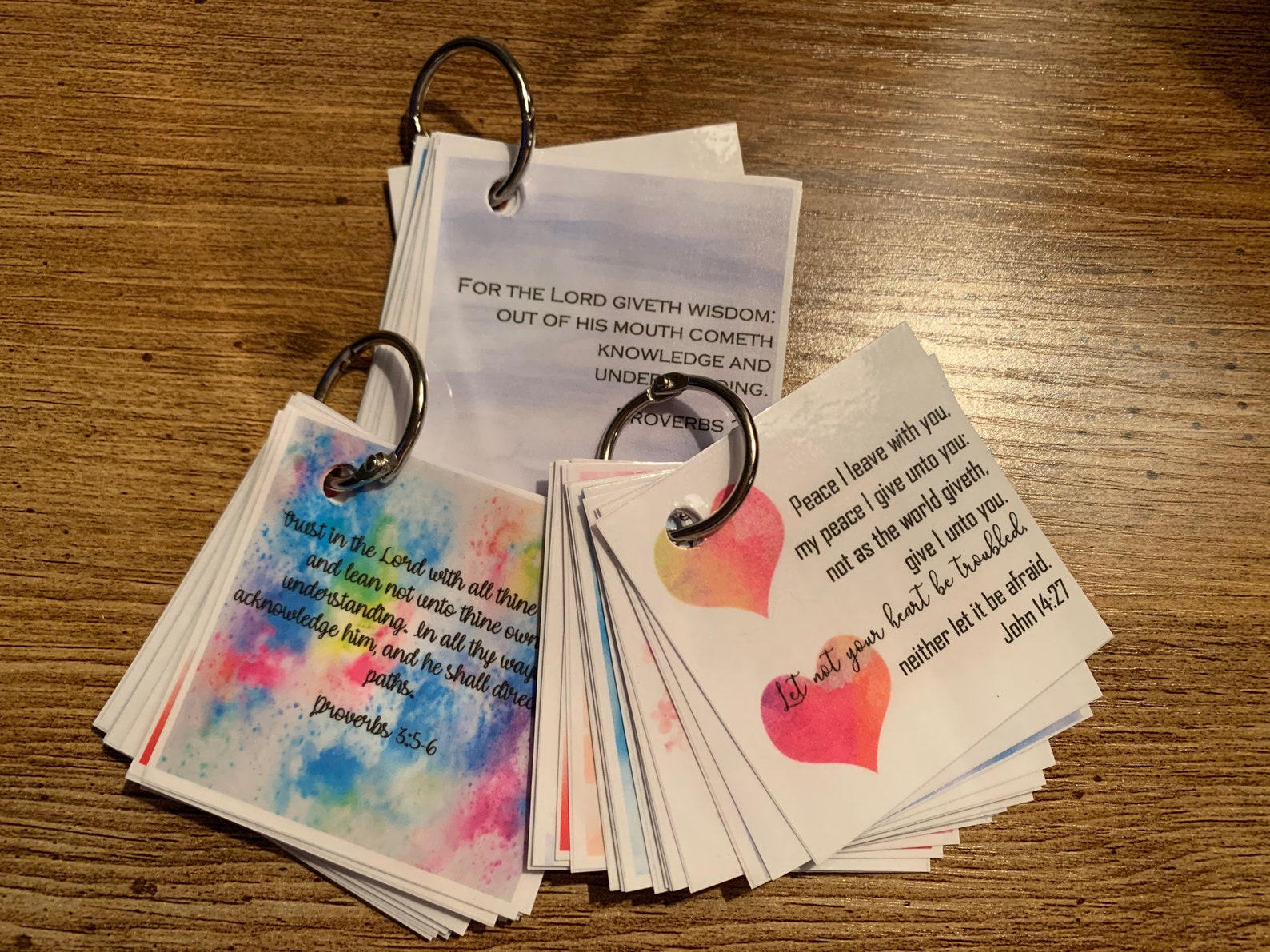 18 Pocket Bible Verse Cards Etsy