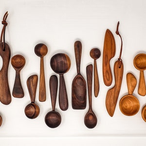 Wood Scoops - Handmade, hardwoods