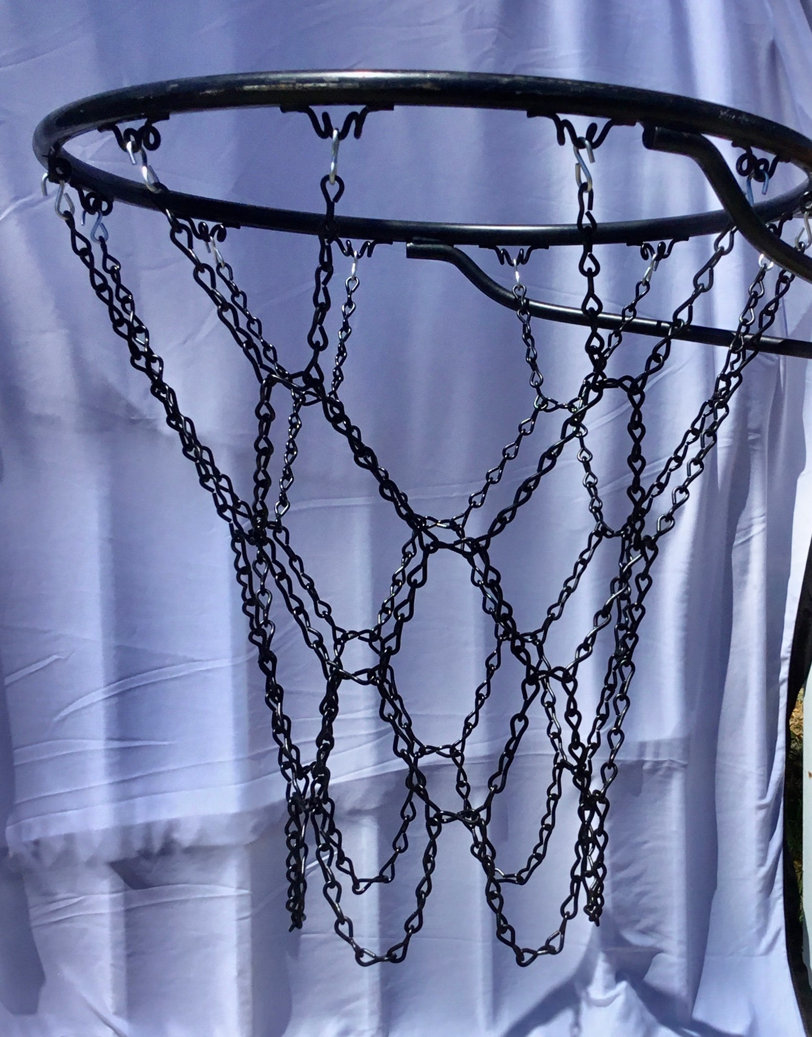 Basketball Chain Net All Black Standard Size Etsy Australia