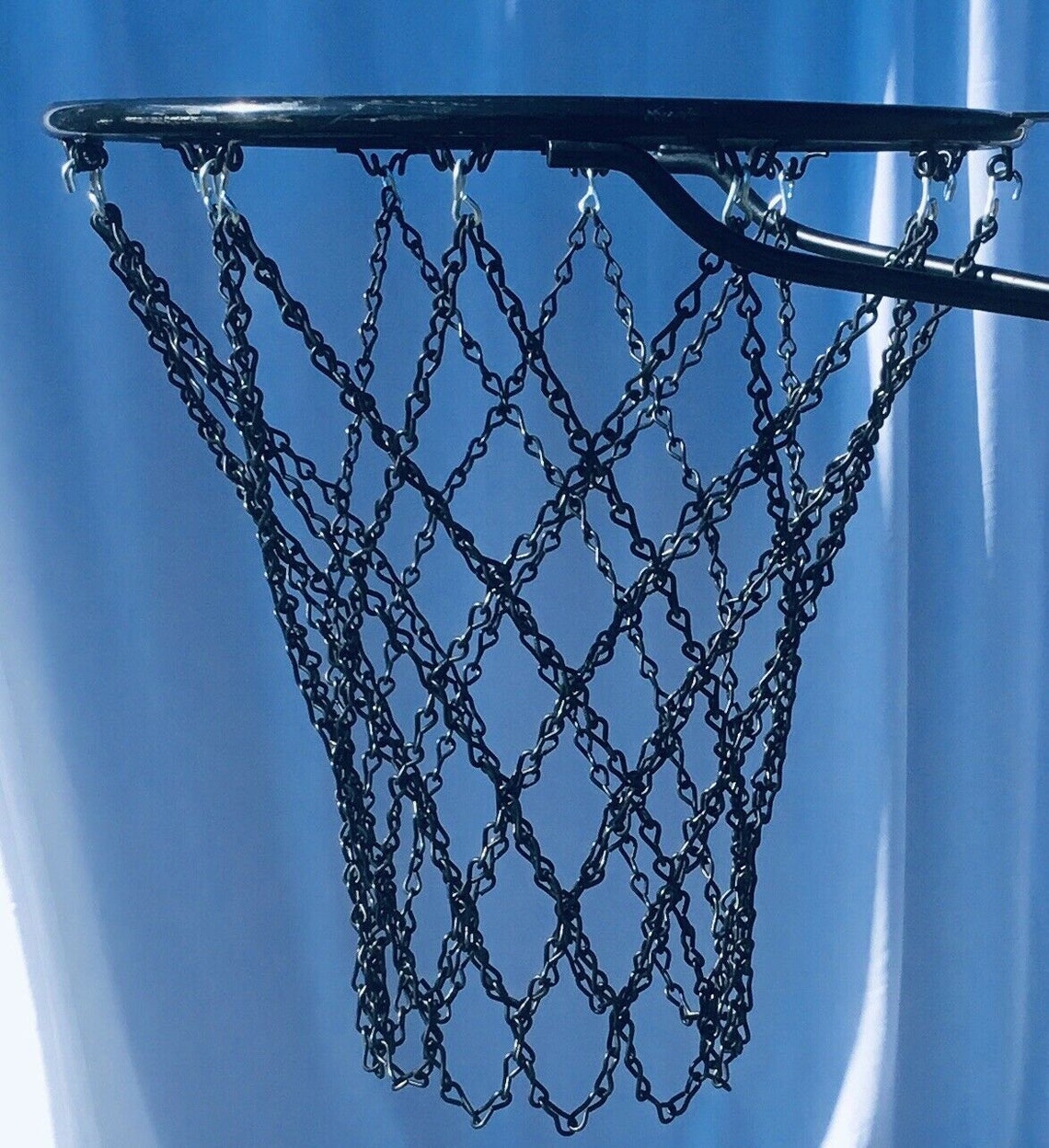 Basketball Chain Net Diamond Pattern All Black Standard Size Etsy